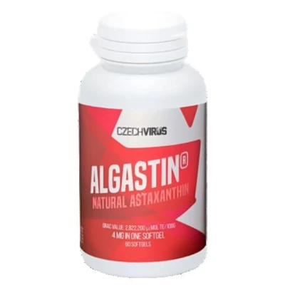 Czech Virus Algastin Natural Astaxanthin 60 kapslí Czech Virus Algastin Natural Astaxanthin 60 kapslí