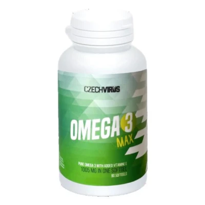 Czech Virus Omega 3 MAX 90 kapslí Czech Virus Omega 3 MAX 90 kapslí