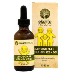 Ekolife Natura Liposomal Vitamin K2 + D3 60ml