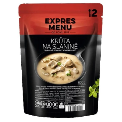 Expres menu Krůta na slanině 600g Expres menu Krůta na slanině 600g