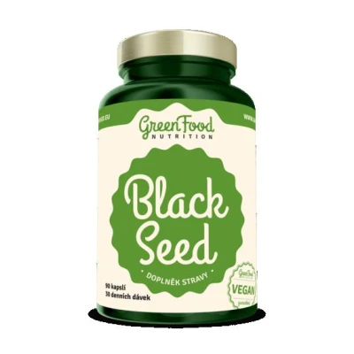 GreenFood Black Seed - Černý kmín 90 kapslí GreenFood Black Seed - Černý kmín 90 kapslí