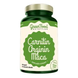 GreenFood Carnitín Arginín Maca 90 kapsúl