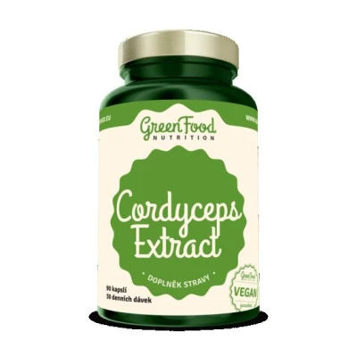 GreenFood Cordyceps extract 90 kapslí GreenFood Cordyceps extract 90 kapslí