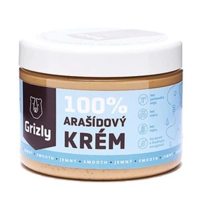 Grizly Arašídový krém 100% 500g Grizly Arašídový krém 100% 500g
