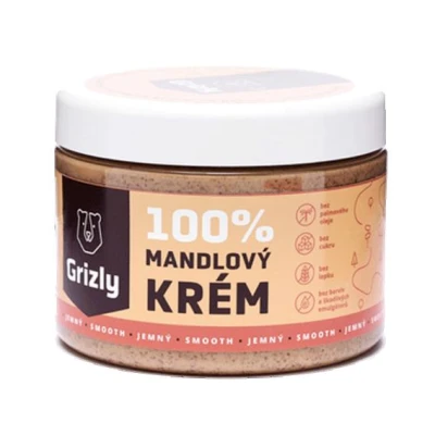 Grizly Mandlový krém 100% 500g Grizly Mandlový krém 100% 500g
