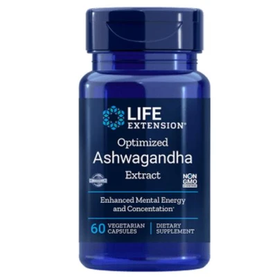 Life Extension Ashwagandha Extract 60 kapslí Life Extension Ashwagandha Extract 60 kapslí