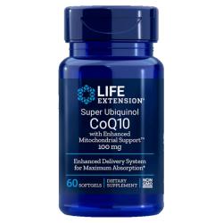 Life Extension Super Ubiquinol CoQ10 s vylepšenou mitochondriálnou podporou 100mg 30 kapsúl