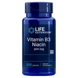 Life Extension Vitamín B3 Niacín 100 kapsúl Life Extension Vitamín B3 Niacín 100 kapsúl
