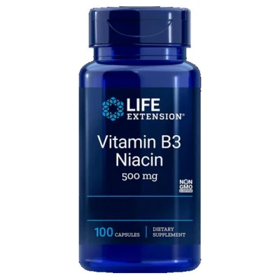 Life Extension Vitamin B3 Niacin 100 kapslí Life Extension Vitamin B3 Niacin 100 kapslí