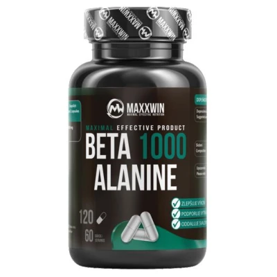 MaxxWin Beta Alanine 1000 120 kapslí MaxxWin Beta Alanine 1000 120 kapslí