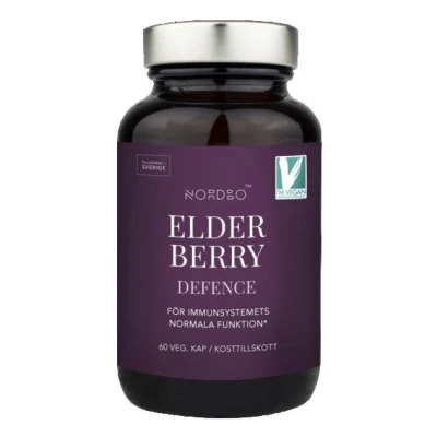 Nordbo Elderberry Defence 60 kapslí Nordbo Elderberry Defence 60 kapslí