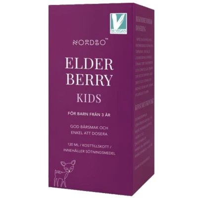 Nordbo Elderberry Kids 120 ml Nordbo Elderberry Kids 120 ml