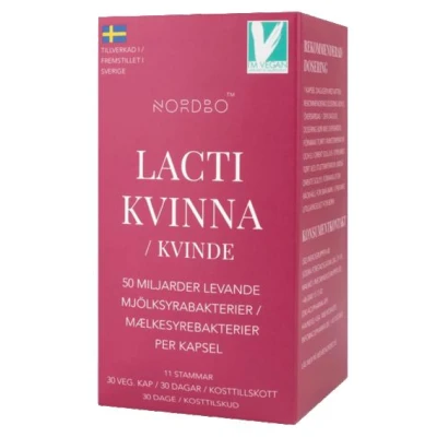 Nordbo Lacti Kvinna 30 kapslí Nordbo Lacti Kvinna 30 kapslí