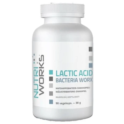 NutriWorks Lactic Acid Bacteria Worx 90 kapslí NutriWorks Lactic Acid Bacteria Worx 90 kapslí