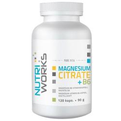 NutriWorks Magnesium Citrate + B6 120 kapslí NutriWorks Magnesium Citrate + B6 120 kapslí