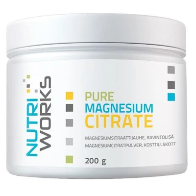 NutriWorks Pure Magnesium Citrate 200g NutriWorks Pure Magnesium Citrate 200g