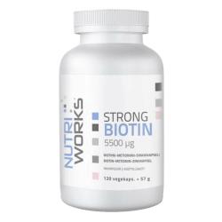 NutriWorks Strong Biotin 5500g 120 kapsúl