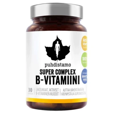 Puhdistamo Super Vitamin B Complex 60 kapslí