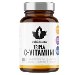 Puhdistamo Triple Vitamin C 120 kapslí Puhdistamo Triple Vitamin C 120 kapslí