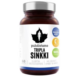 Puhdistamo Triple Zinc 60 kapslí Puhdistamo Triple Zinc 60 kapslí