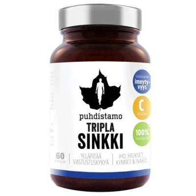 Puhdistamo Triple Zinc 60 kapslí Puhdistamo Triple Zinc 60 kapslí