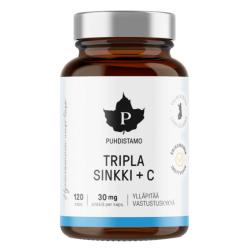 Puhdistamo Triple Zinc + Vitamin C 120 kapslí Puhdistamo Triple Zinc + Vitamin C 120 kapslí