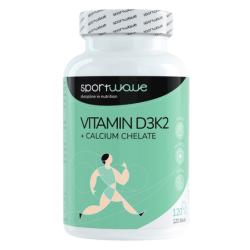Sport Wave Vitamin D3K2 + Calcium chelát 120 kapsúl