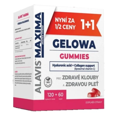 Alavis Maxima Gelowa Gummies 120 tab. + 60 kapslí Alavis Maxima Gelowa Gummies 120 tab. + 60 kapslí