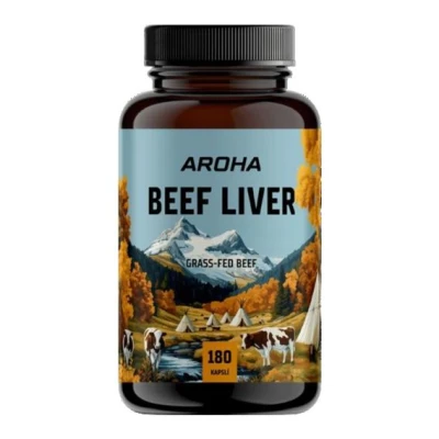 Aroha Beef Liver 180 kapslí Aroha Beef Liver 180 kapslí