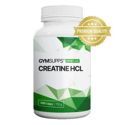 GymSupps Creatine HCL 100 kapslí GymSupps Creatine HCL 100 kapslí