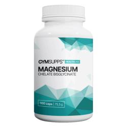 GymSupps Magnesium Chelate Bisglycinate 100 kapslí GymSupps Magnesium Chelate Bisglycinate 100 kapslí