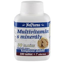 MedPharma Multivitamín s minerály 30 složek 107 tablet MedPharma Multivitamín s minerály 30 složek 107 tablet
