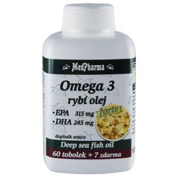 MedPharma Omega 3 rybí olej FORTE 67 tablet