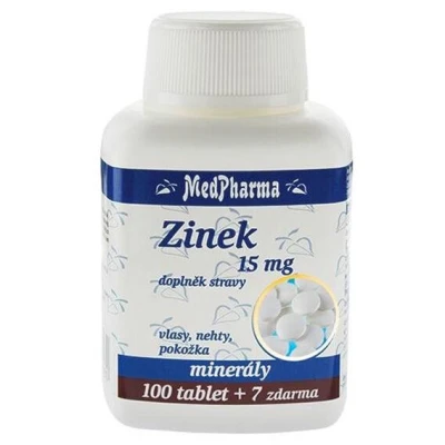MedPharma Zinek 15mg 107 tablet MedPharma Zinek 15mg 107 tablet
