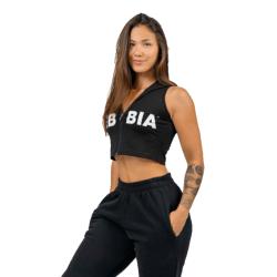 Nebbia Crop mikina bez rukávov MUSCLE MOMMY 258