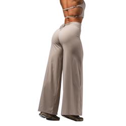 Nebbia Deni x NEBBIA Flared nohavice s vysokým pásom 312