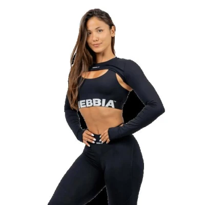 Nebbia Fitness bolero s dlhým rukávom TRUE HERO 257 Nebbia Fitness bolero s dlhým rukávom TRUE HERO 257