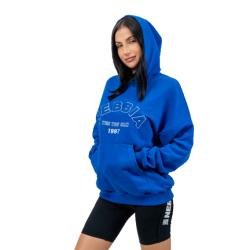 Nebbia Oversize mikina s kapucí GYM RAT 256