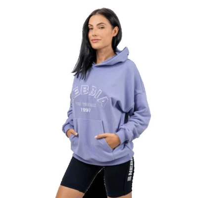 Nebbia Oversize mikina s kapucí GYM RAT 256