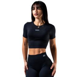 Nebbia Seamless crop top s krátkym rukávom POWER 891