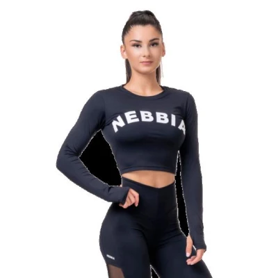 Nebbia SPORTY HERO crop top s dlhým rukávom 585 Nebbia SPORTY HERO crop top s dlhým rukávom 585