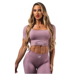 Nebbia Tvarujúci bezšvový crop top FLOW SEAMLESS 499