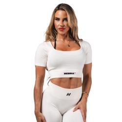 Nebbia Tvarujúci bezšvový crop top FLOW SEAMLESS 499
