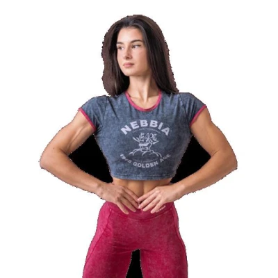 Nebbia Washed crop top tričko GOLDEN AGE 782 Nebbia Washed crop top tričko GOLDEN AGE 782