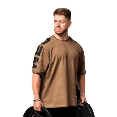 Nebbia Washed-off oversized tričko LIFTING CLUB 368