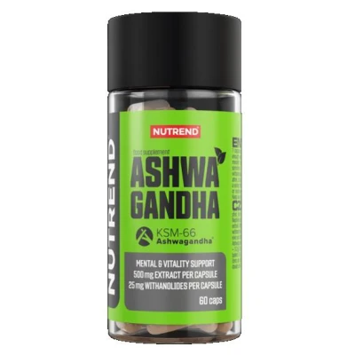 Nutrend Ashwagandha 60 kapslí Nutrend Ashwagandha 60 kapslí