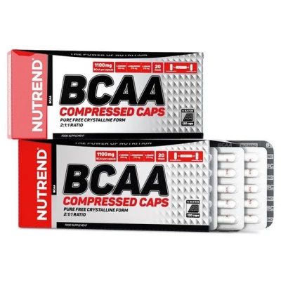 Nutrend BCAA Compressed caps 120 kapslí Nutrend BCAA Compressed caps 120 kapslí