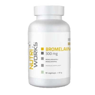 NutriWorks Bromelain 300mg 90 kapslí NutriWorks Bromelain 300mg 90 kapslí