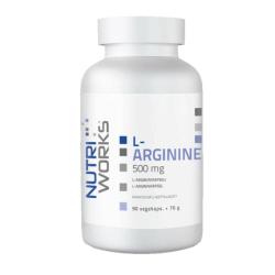 NutriWorks L-Arginine 500mg 90 kapslí