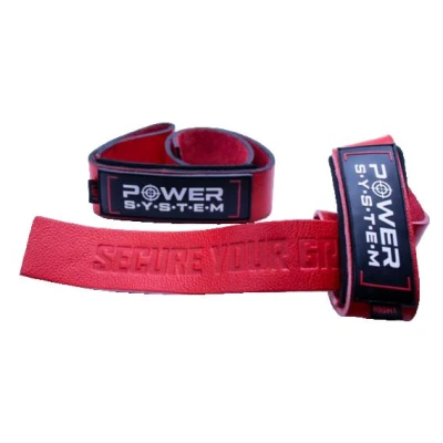 Power System Kožené trhačky na mrtvý tah Leather Straps 3320 Power System Kožené trhačky na mrtvý tah Leather Straps 3320